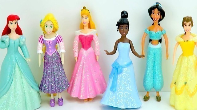 'Disney Princess Toys Ariel Rapunzel Cinderella Fashion Dresses Polly Pocket magiclip'