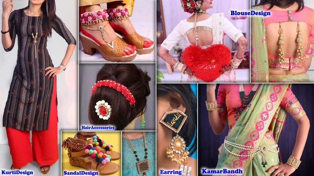 'Fancy Girls ! 9  DIY Usefull Ideas Jewelry, Fashion Clothes, Sandal Etc.'