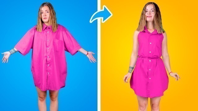 '11 Surprising School Fashion Hacks! DIY Clothes Ideas'