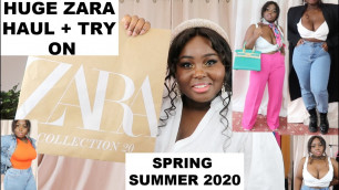 'HUGE ZARA HAUL + TRY ON | SPRING SUMMER 2020 TRENDS | UNBOXING NEW IN ZARA | Fashions Playground'