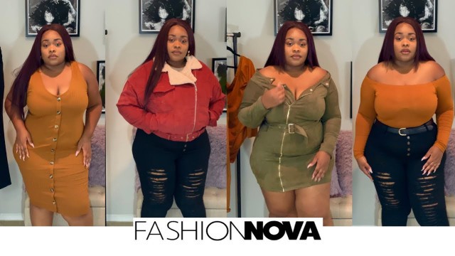 'Fall Fashion Nova Curve Try on Haul | Fall Plus Size Try on Haul | HANNAH OLIVIA'