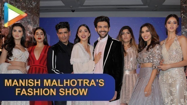 'Kartik Aaryan, Janhvi Kapoor, Sonakshi Sinha, Kiara Advani @Manish Malhotra\'s Fashion Show'