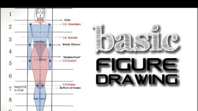 'Basic Standing Figure Tutorial: Fashion Design Drawing for beginners'