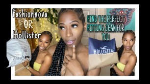 '❤️ Fashion Nova vs Hollister Jean Try On Haul | Worth The Hype?'