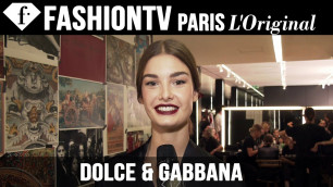 'Dolce & Gabbana Backstage Part 2 | Milan Fashion Week Spring/Summer 2015 | FashionTV'