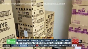 'Freedom and Fashion donates 500 toys to Kern County kids in need'