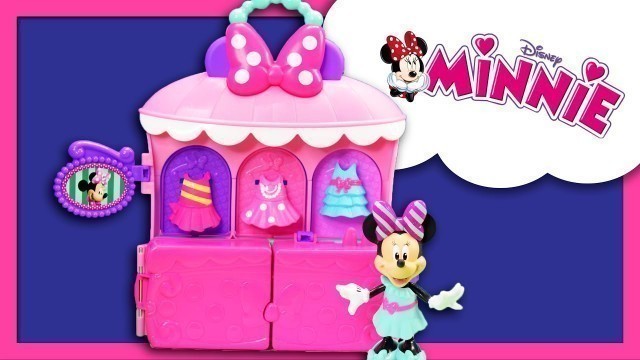 'MINNIE MOUSE  Minnie Mouse Sparkle and Spin Fashion Bow-tique Dress Toys Video'