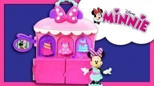 'MINNIE MOUSE  Minnie Mouse Sparkle and Spin Fashion Bow-tique Dress Toys Video'