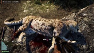 'Far Cry 4 KEO Logging Camp Kyrat Fashion Week Unique Snow Leopard Skin. Use the syringe please.'