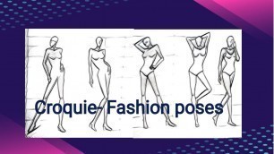 'HOW TO DRAW FASHION POSES- fashion illustration tutorial'