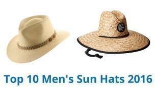 '10 Best Men\'s Sun Hats 2016'