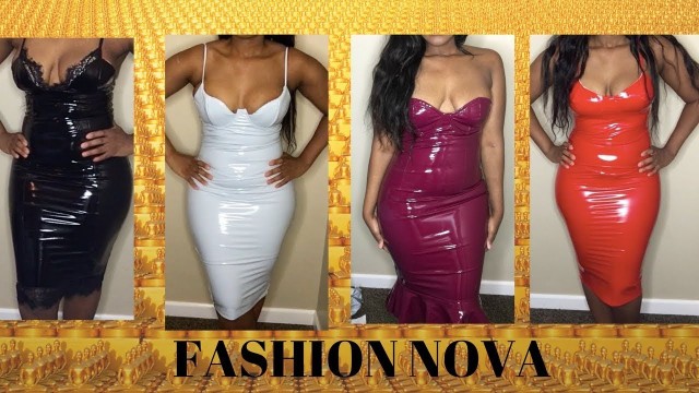 'ME VS FASHION NOVA MODELS !  LATEX DRESSES....GOOD OR BAD?'