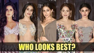 'TOP 10 Dresses Of Bollywood Celebs At Manish Malhotra\'s Show | New Haute Couture Collection 2018-19'