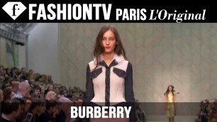 'Burberry Spring/Summer 2015 ft Cara Delevingne, Kate Moss | London Fashion Week LFW | FashionTV'