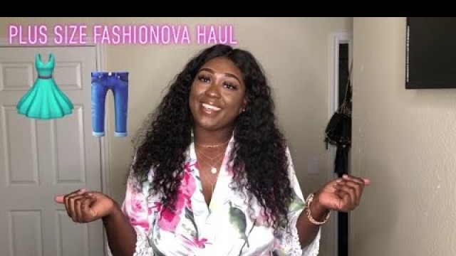'Plus Size FashionNova Haul|Tall Girl Edition(I’m 5’10)||Khadijah J'