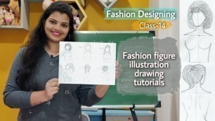 '#FDclass-14 Fashion figure illustration drawing tutorials for beginners'