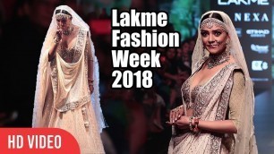 'Best Ramp Walk Ever | Susmita Sen | Lakme Fashion Week 2018 | LFW 2018 Day 04'