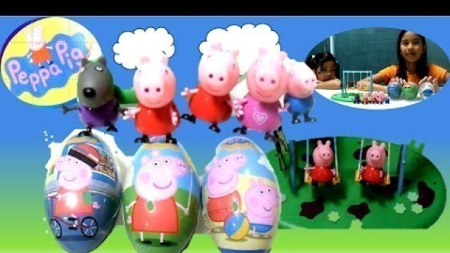 'Peppa Pig Egg Surprise and Peppa Pig Swing - Kids Fashion Toys'