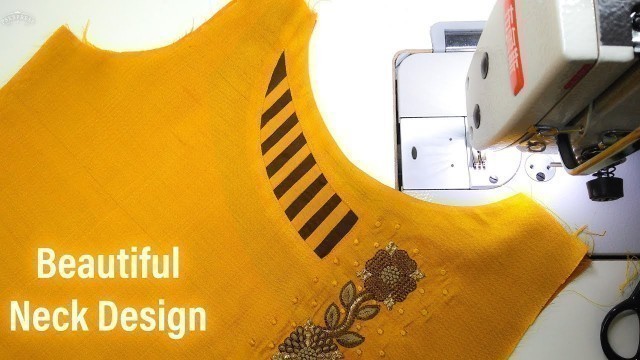 'Beautiful boat neck design EMODE'