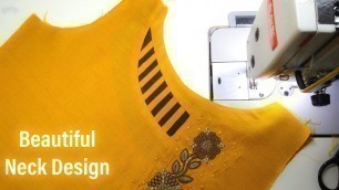 'Beautiful boat neck design EMODE'
