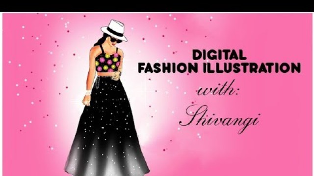 'DIGITAL FASHION ILLUSTRATION FOR BEGINNERS| AUTODESK SKETCHBOOK TUTORIAL| SHIVANGI'