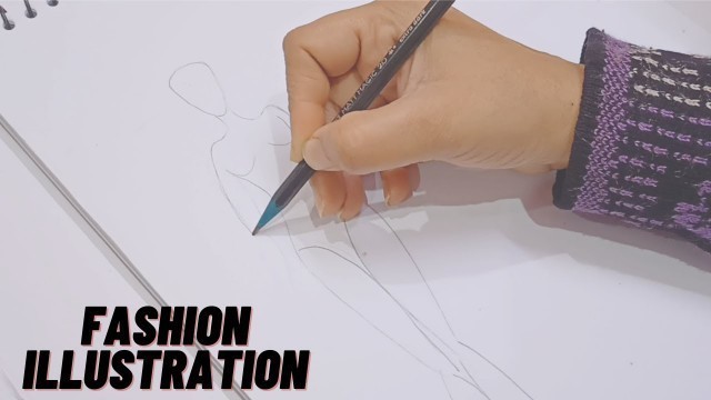'Fashion Illustration By Designer Nishat Mirza For Beginners // Easy And Quick'