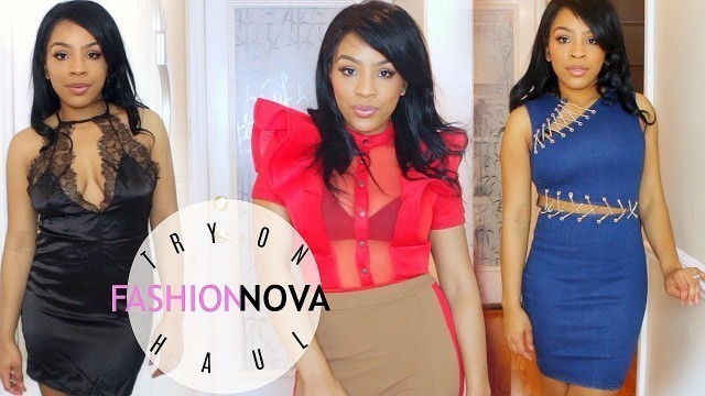'VALENTINE\'S DAY 2018 OUTFIT IDEAS |  Fashion Nova Try-On Haul'