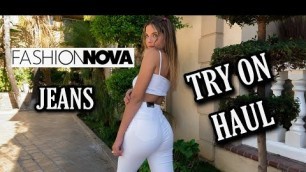 'Fashion Nova Jeans Haul | Size 5'