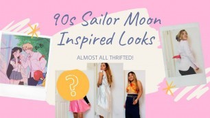 'THRIFTED Sailor Moon Inspired Outfits'