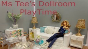 'Ms. Tees Dollroom Play Time! Fashion Royalty Diorama Session-Integrity Toys'