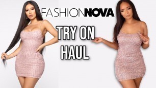 'I Tried Fashion Nova Outfits For The First Time! Size 7 HUGE Try On Haul!'