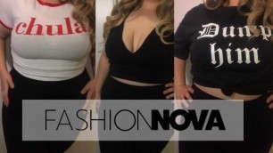 'PLUS SIZE Fashion Nova Curve Try On Haul | Under $80'