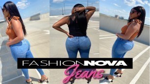 '2020 FashionNova Jeans | Try-on Haul | Tanyasuniversee'