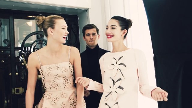 'Karlie Kloss and Lily Aldridge for Carolina Herrera'