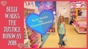 'Belle Walks the Justice Runway Fashion Show | #JusticeRunway'