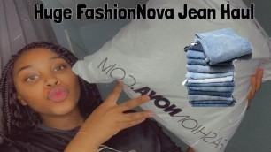 'Huge FashionNova Jean Try On Haul Size 15'