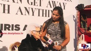 'Iris Apfel, retired businesswoman and Fashion Icon speaking to Desiplaza TV'