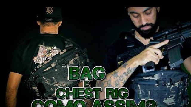 'DM GEAR 421x PACK FUNCTIONAL FASHION TACTICAL CHEST RIG - CHEST RIG E MALA DE TRANSPORTE JUNTO COMO?'