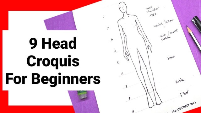 '9 Head Croquis For Beginners EMODE'