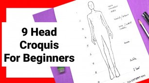 '9 Head Croquis For Beginners EMODE'