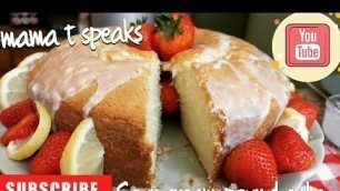 'How To Prepare Old Fashion Sour Cream Pound Cake (Southern Style!)'