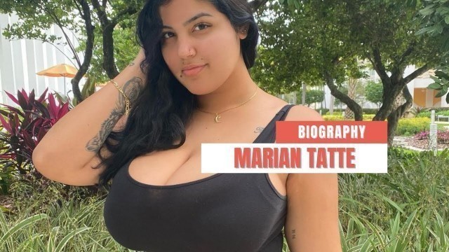 'Marian Tatte Wiki | Cuban Plus Size Model | Brand Ambassador | Fashion Nova Curve | Lifestyle'