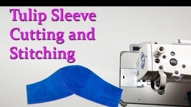 'Tulip sleeve cutting and stitching DIT tutorial easy method EMODE'