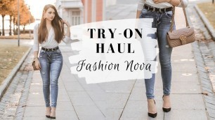'TRY ON HAUL: Fashion Nova Jeans  |  What\'s up with the sizing here?'