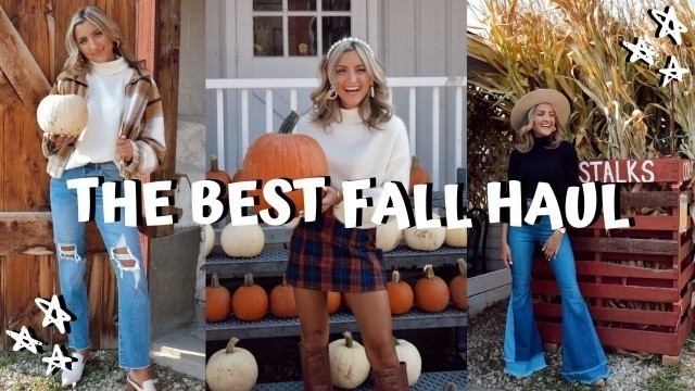 '*THE BEST* FALL TRY ON HAUL 2020 // FASHION NOVA SWEATERS, BOOTS, AND JEANS'