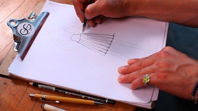 'How to Draw a Pleat or Fold | Fashion Sketching'