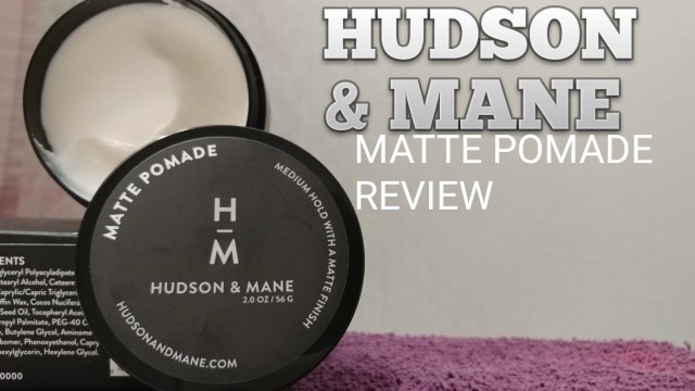 'Hudson & Mane Matte Pomade Review / Teachingmensfashion hair products'