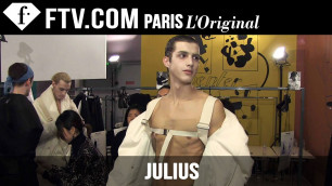 'Julius Men Backstage | Paris Men’s Fashion Week Fall/Winter 2015-16 | FashionTV'