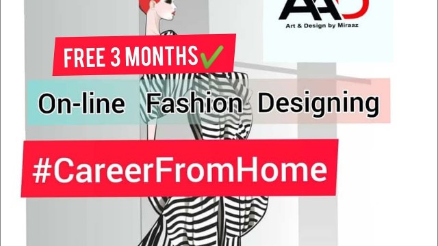 'Free Online FASHION Design  Course Beginners /Easy  tutorial /FASHION Illustration'