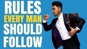 '7 Rules Every MAN Should Follow'